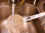 measuring cold tap water